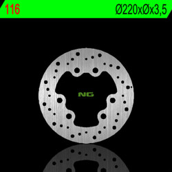 Disco de freno NG BRAKES redondo fijo