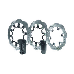 Kit disco de freno sobredimensionado NG BRAKES ondulado flotante