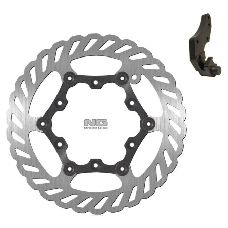 Kit disco de freno sobredimensionado NG BRAKES ondulado flotante