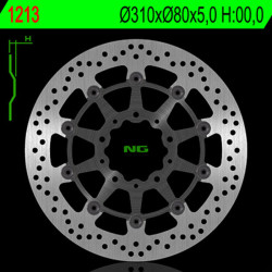Disco de freno NG BRAKES redondo flotante