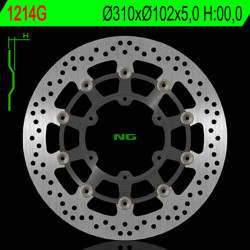 Disco de freno NG BRAKES redondo flotante (centro en aluminio) Ø310mm Suzuki GSX-R 1000