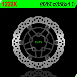 Disco de freno NG BRAKES ondulado flotante
