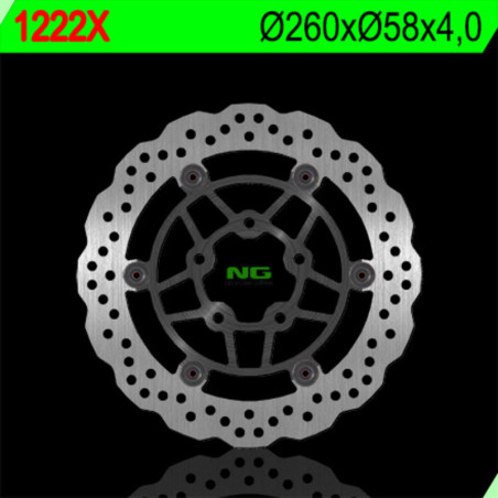Disco de freno NG BRAKES ondulado flotante