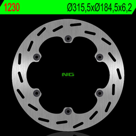 Disco de freno NG BRAKES redondo fijo