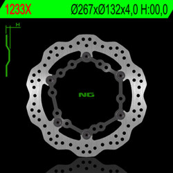 Disco de freno NG BRAKES ondulado flotante Ø267mm