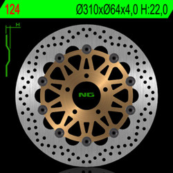 Disco de freno NG BRAKES redondo flotante Ø310mm Suzuki GSX-R 1100