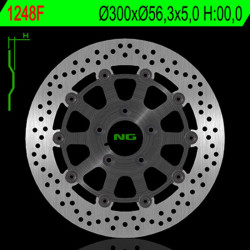 Disco de freno NG BRAKES redondo flotante