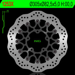 Disco de freno NG BRAKES ondulado flotante