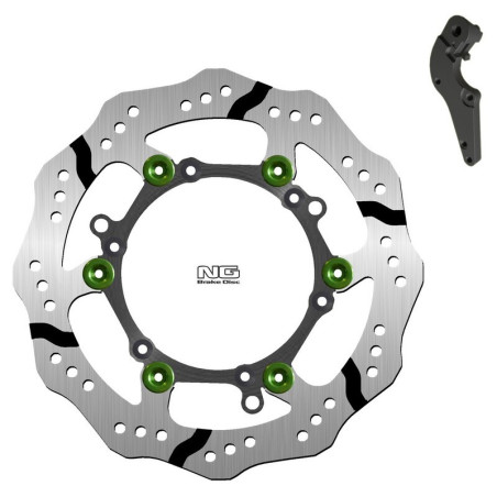 Kit disco de freno sobredimensionado NG BRAKES ondulado flotante