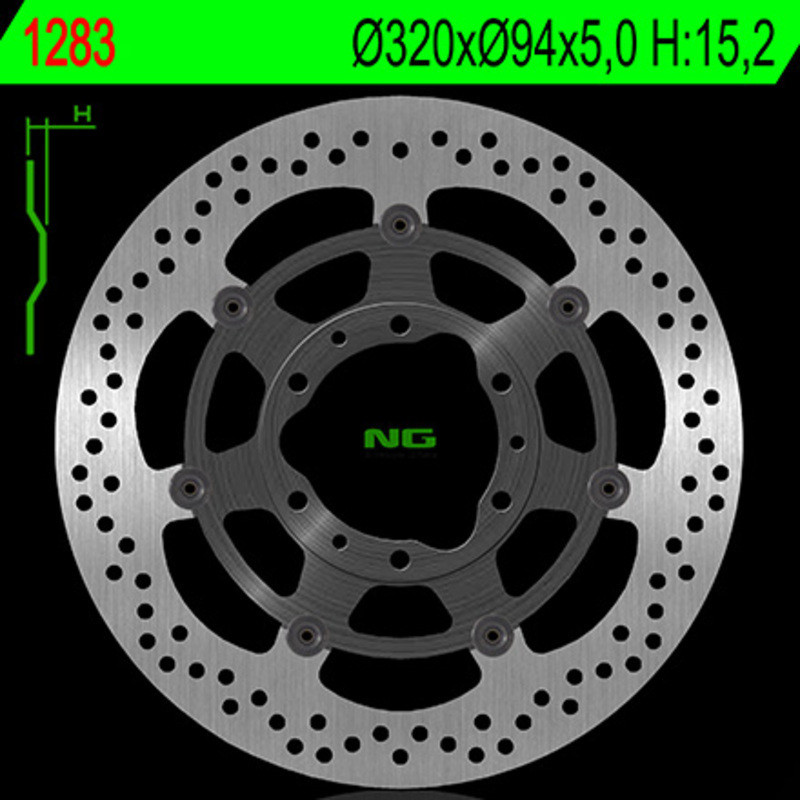 Disco de freno NG BRAKES redondo flotante
