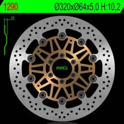 Disco de freno NG BRAKES redondo flotante