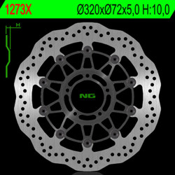 Disco de freno NG BRAKES ondulado flotante