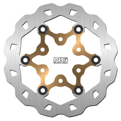 Disco de freno sobredimensionado NG BRAKES ondulado flotante