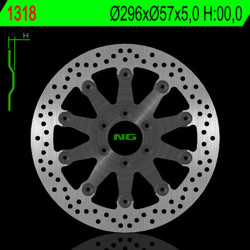 Disco de freno NG BRAKES redondo flotante