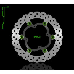 Disco de freno NG BRAKES ondulado flotante