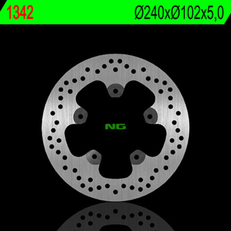 Disco de freno NG BRAKES redondo fijo
