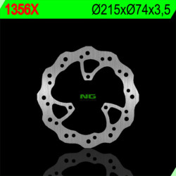 Disco de freno NG BRAKES ondulado fijo