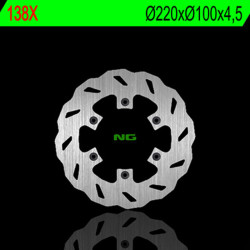 Disco de freno NG BRAKES ondulado fijo Ø220mm · ref 962138X