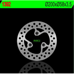 Disco de freno NG BRAKES redondo fijo