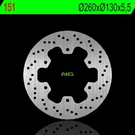 Disco de freno NG BRAKES redondo fijo