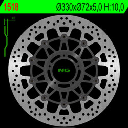 Disco de freno NG BRAKES redondo flotante
