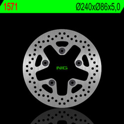 Disco de freno NG BRAKES redondo fijo