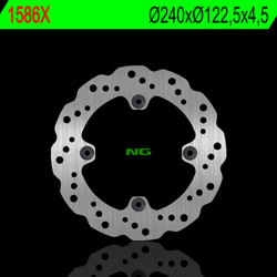 Disco de freno NG BRAKES ondulado fijo Ø240mm Honda CR 250 R