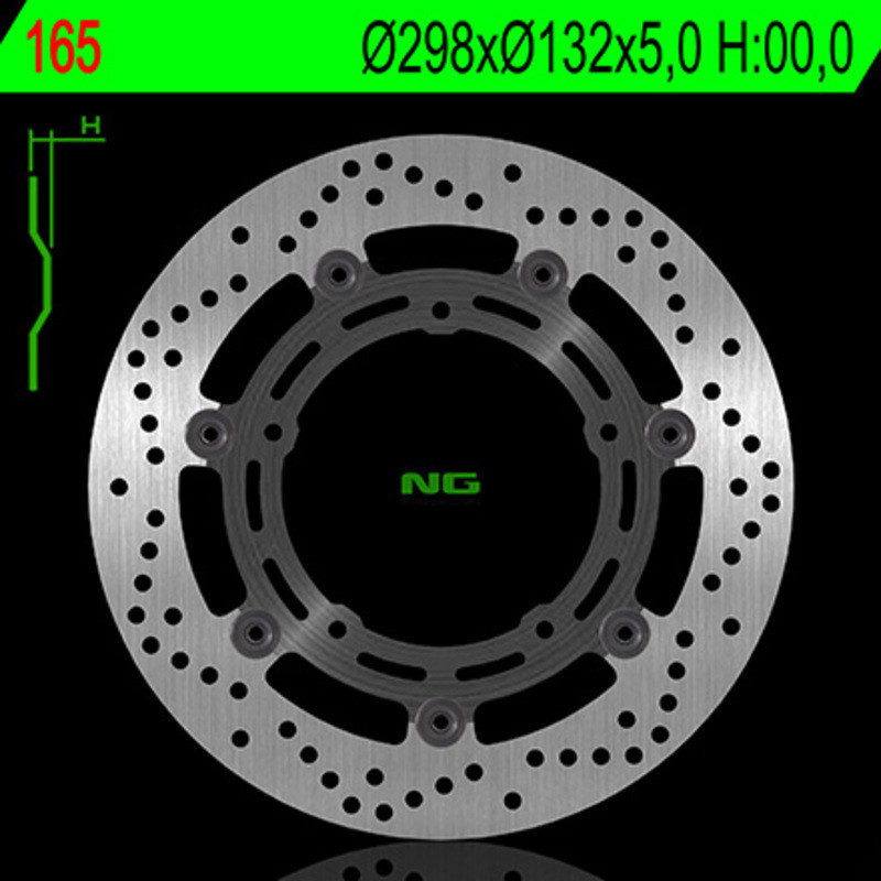 Disco de freno NG BRAKES redondo flotante