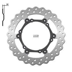 Disco de freno NG BRAKES ondulado flotante