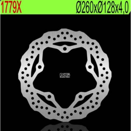 Disco de freno NG BRAKES ondulado fijo