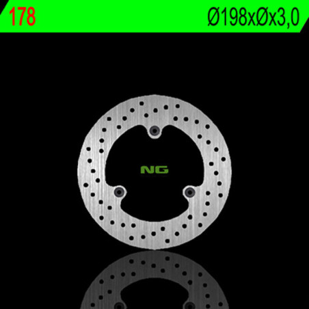 Disco de freno NG BRAKES redondo fijo
