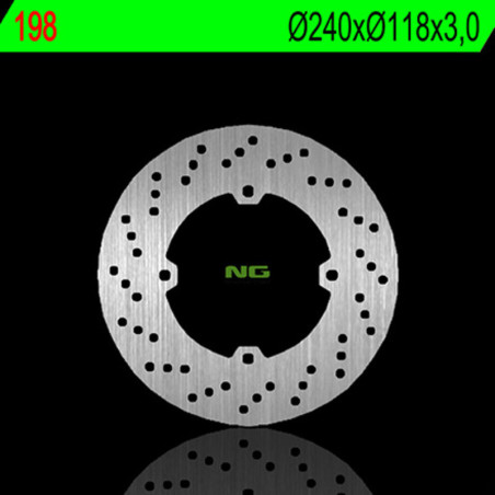Disco de freno NG BRAKES redondo fijo