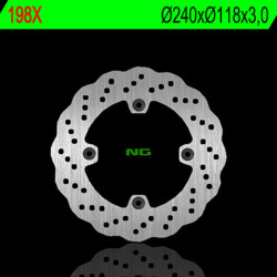 Disco de freno NG BRAKES ondulado fijo Ø240mm Honda CR 125 R