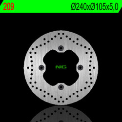 Disco de freno NG BRAKES redondo fijo