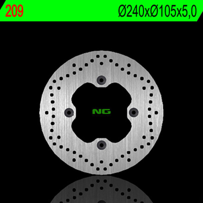 Disco de freno NG BRAKES redondo fijo