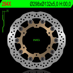Disco de freno NG BRAKES ondulado flotante Ø298mm · ref 962294X