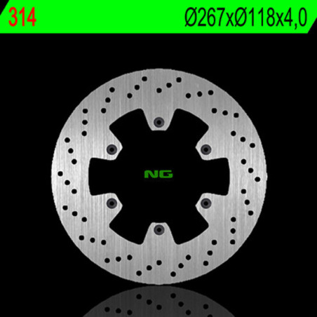 Disco de freno NG BRAKES redondo fijo