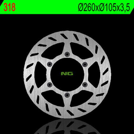 Disco de freno NG BRAKES redondo fijo
