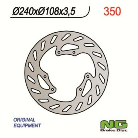 Disco de freno NG BRAKES redondo fijo