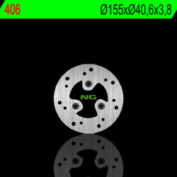 Disco de freno NG BRAKES redondo fijo