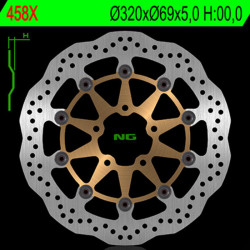 Disco de freno NG BRAKES ondulado flotante Ø320mm · ref 962458X