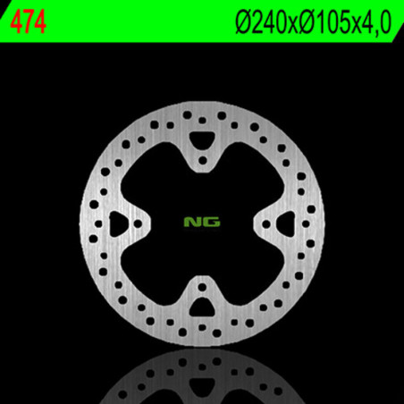 Disco de freno NG BRAKES redondo fijo