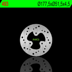 Disco de freno NG BRAKES redondo fijo