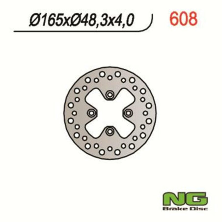 Disco de freno NG BRAKES redondo fijo