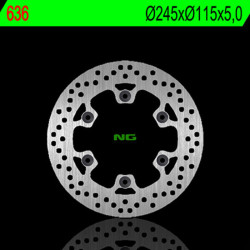 Disco de freno NG BRAKES redondo fijo Ø245mm · ref 962636