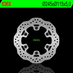 Disco de freno NG BRAKES ondulado fijo Ø245mm · ref 962636X