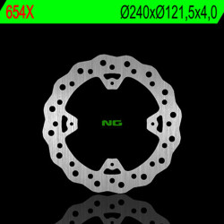 Disco de freno NG BRAKES ondulado fijo Ø240mm · ref 962654X