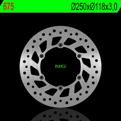 Disco de freno NG BRAKES redondo fijo Ø250mm · ref 962675