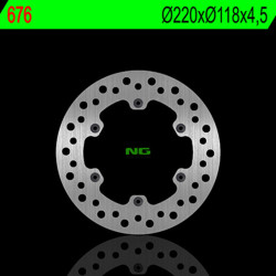 Disco de freno NG BRAKES redondo fijo