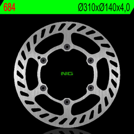 Disco de freno NG BRAKES redondo fijo
